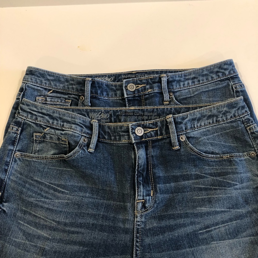 🏖 Mossimo Jeans BOGO Curvy Jeans Sz 8P